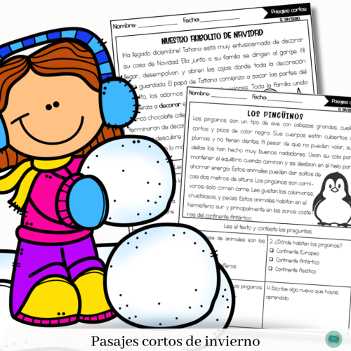 spanish-reading-comprehension-passages-winter-lecturas-de-invierno